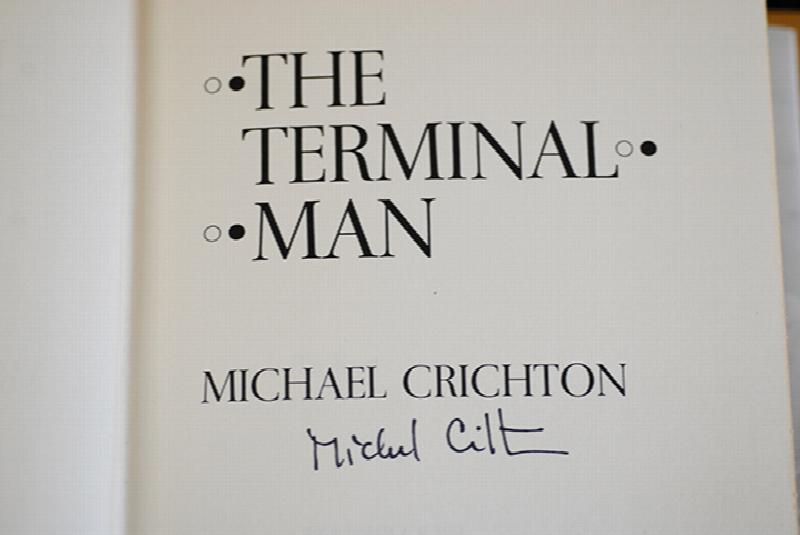 THE TERMINAL MAN (Signed 1st Printing)